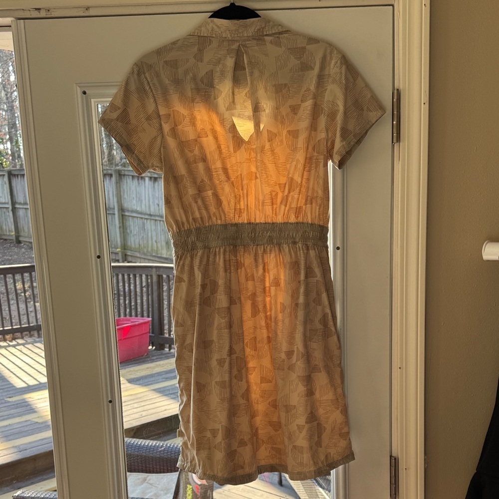 REI Tan Patterned Mini Dress - Picture 6 of 6